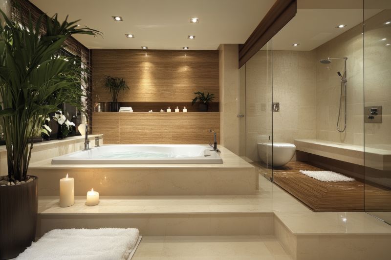 Modern Bathroom with Bathtub